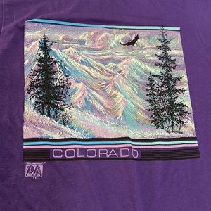 Vintage Jerzees tag shirt. Colorado print tee.